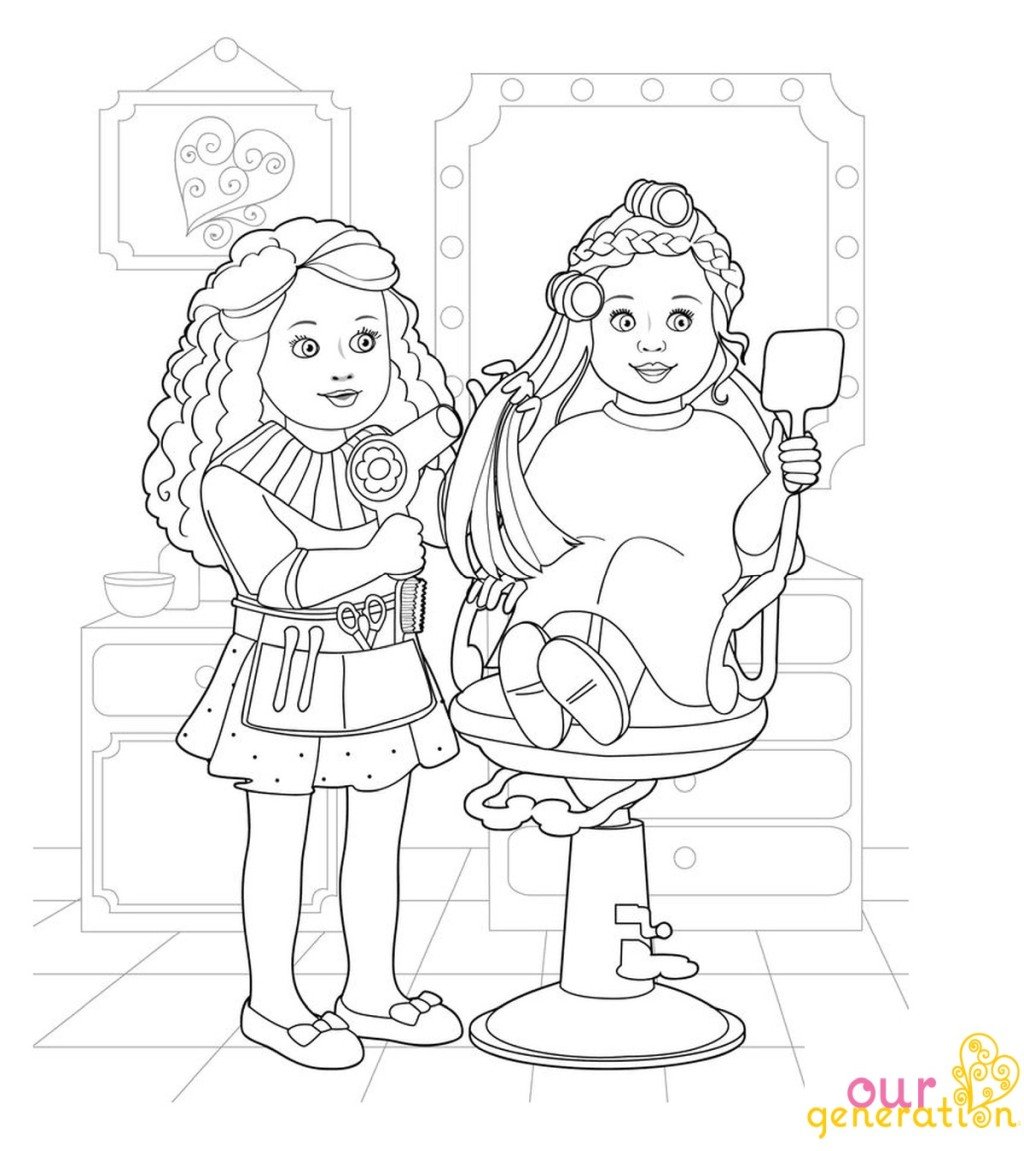 Our generation dolls for coloring