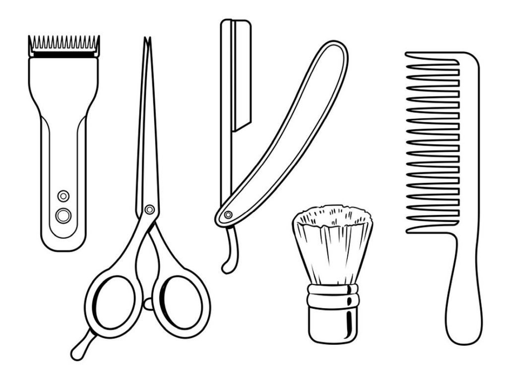 Barber tools for coloring