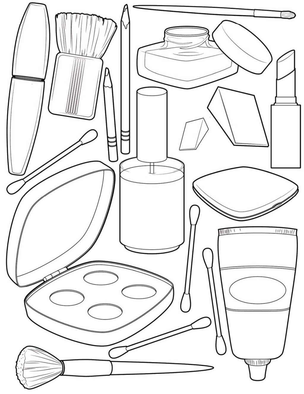 Face beauty tools for coloring