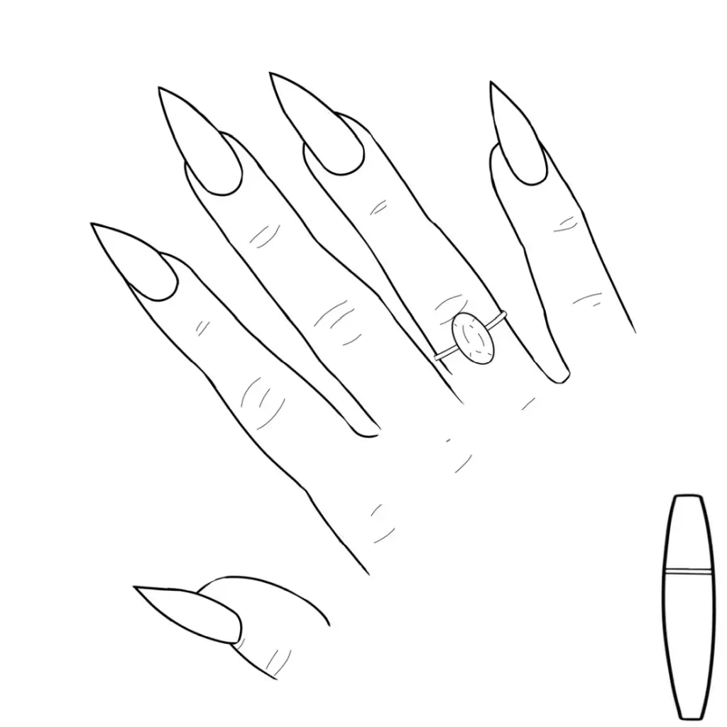 nail polish manicure for coloring