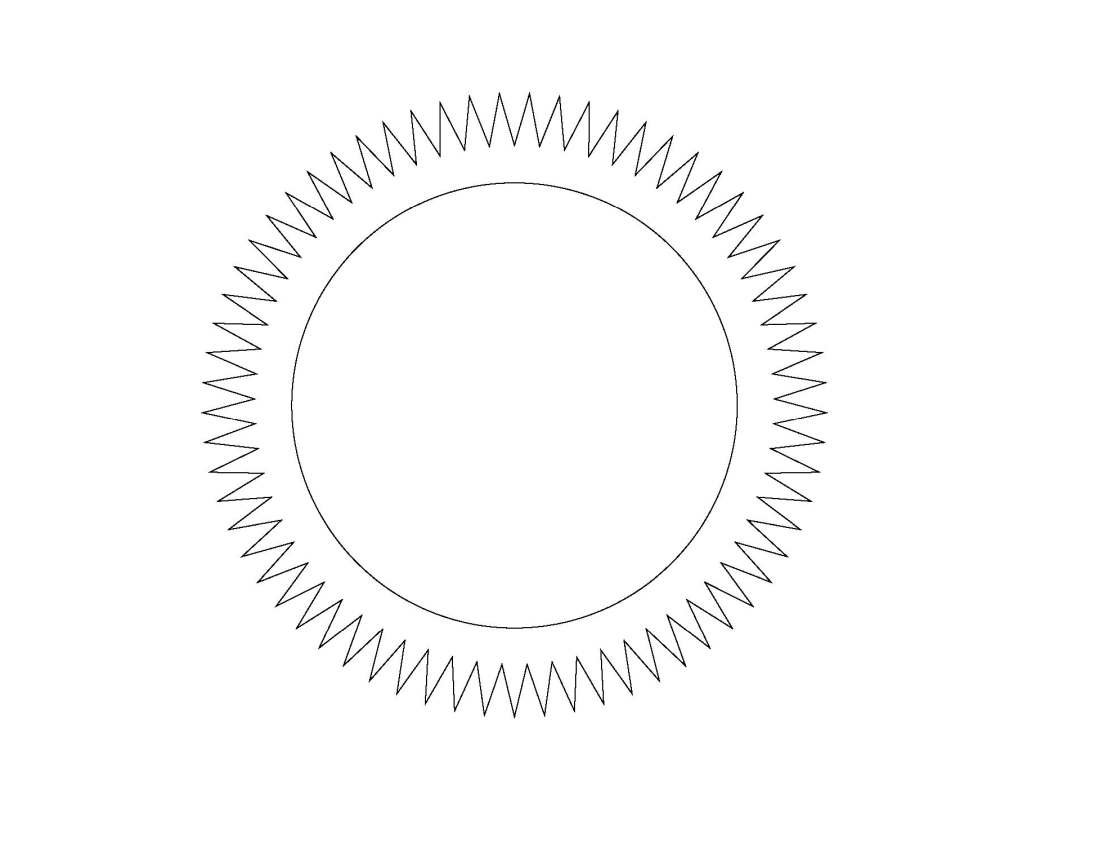 angled sun coloring book