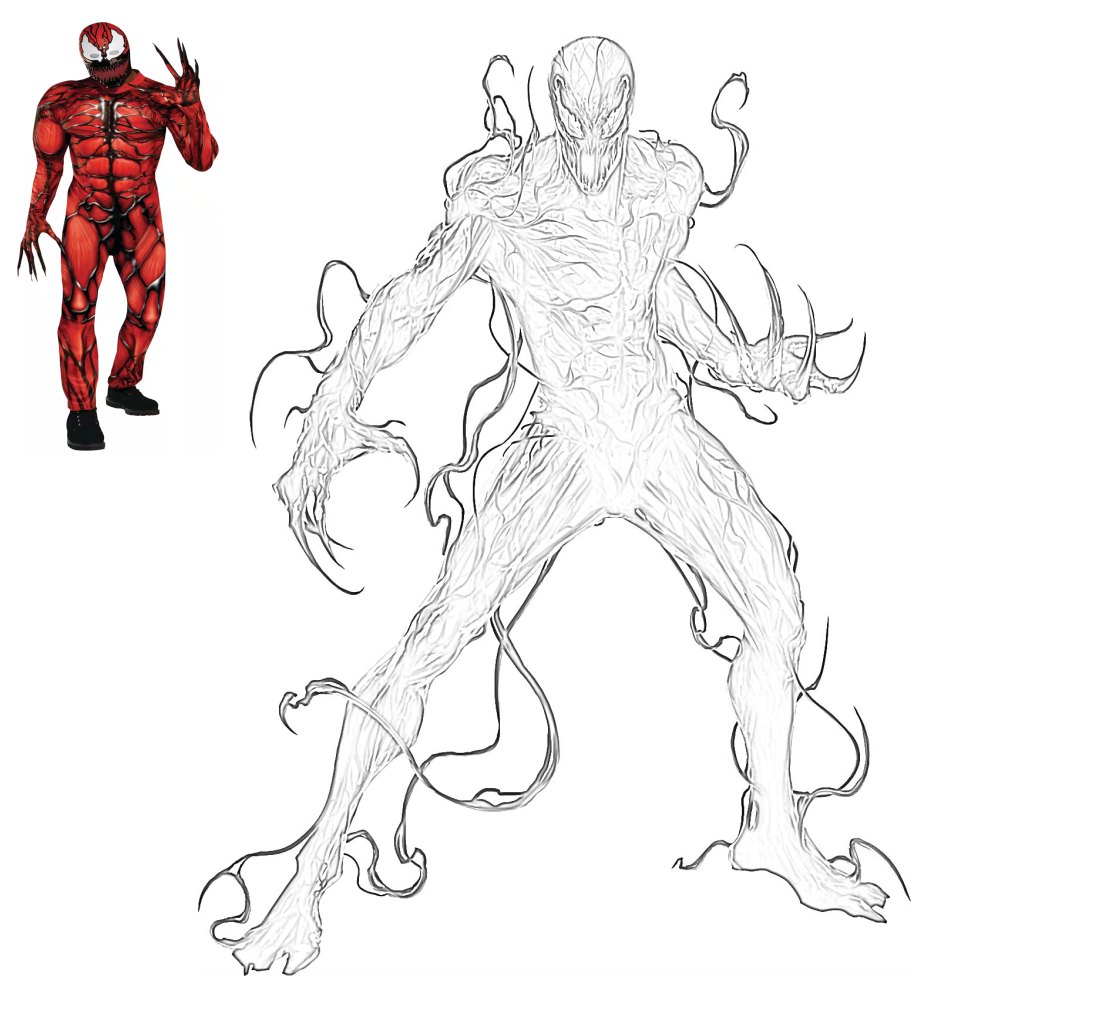 Carnage picture for coloring