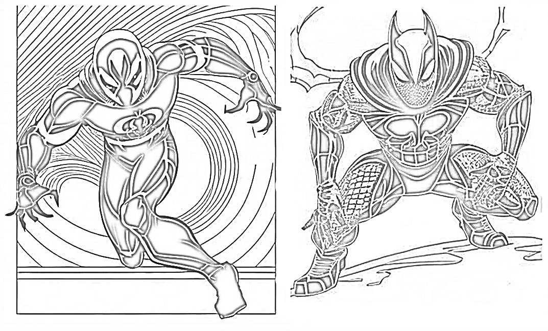 Symbiote coloring pages