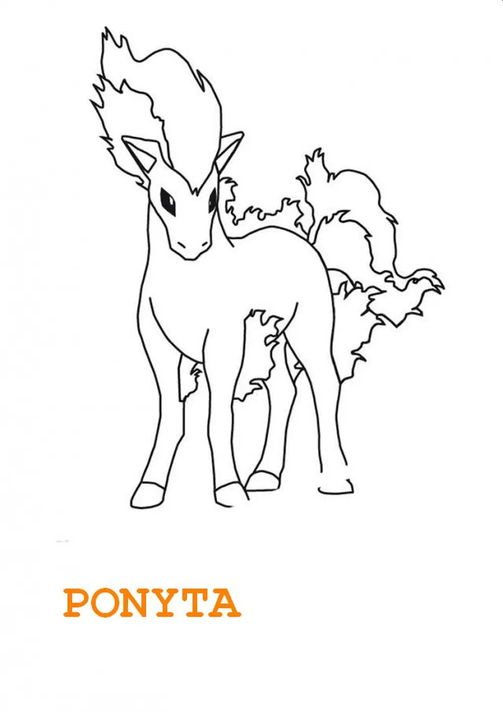 ponyta pokemonas