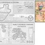 500 franchi burundesi da colorare