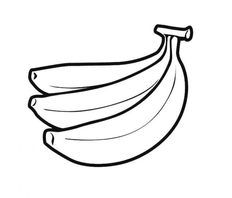 Banan Rasm Rang berish uchun Meva va sabzavotlarni 🥕🍓 – PEPE.LT