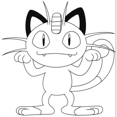 Meowth fargelegging