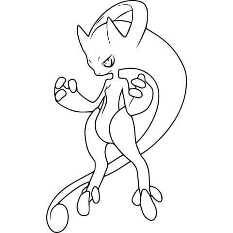 Mewtwo التلوين