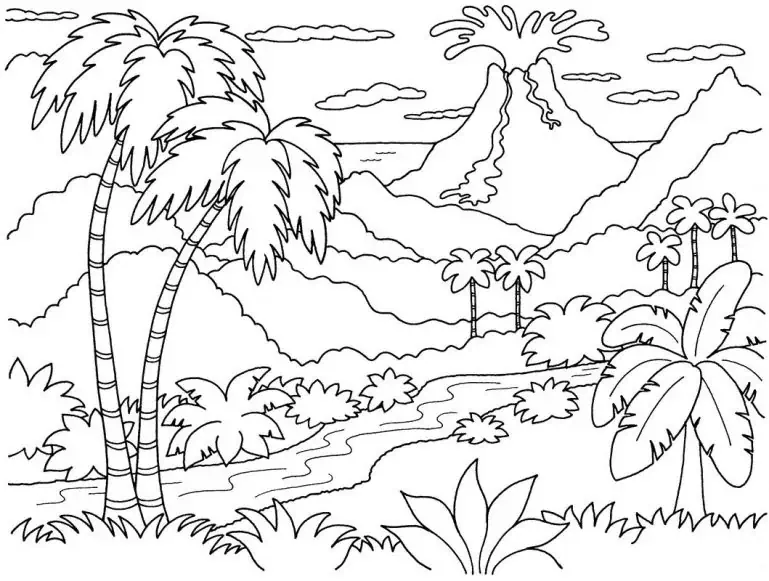Afrika Ausmalbilder