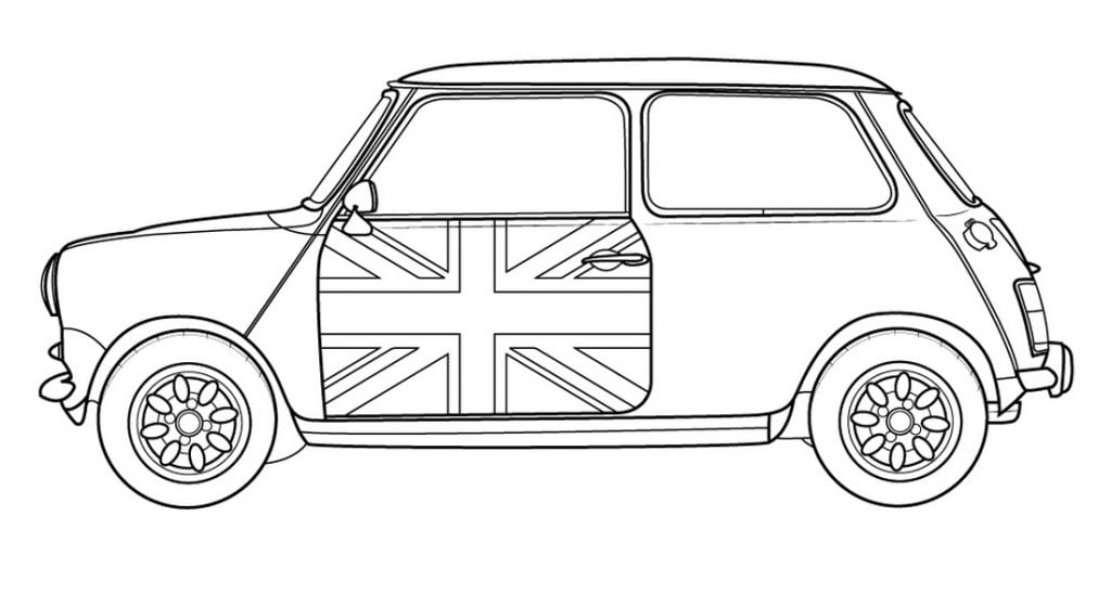 Máquina inglesa para colorear.