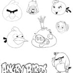 Angry birds pobarvanka