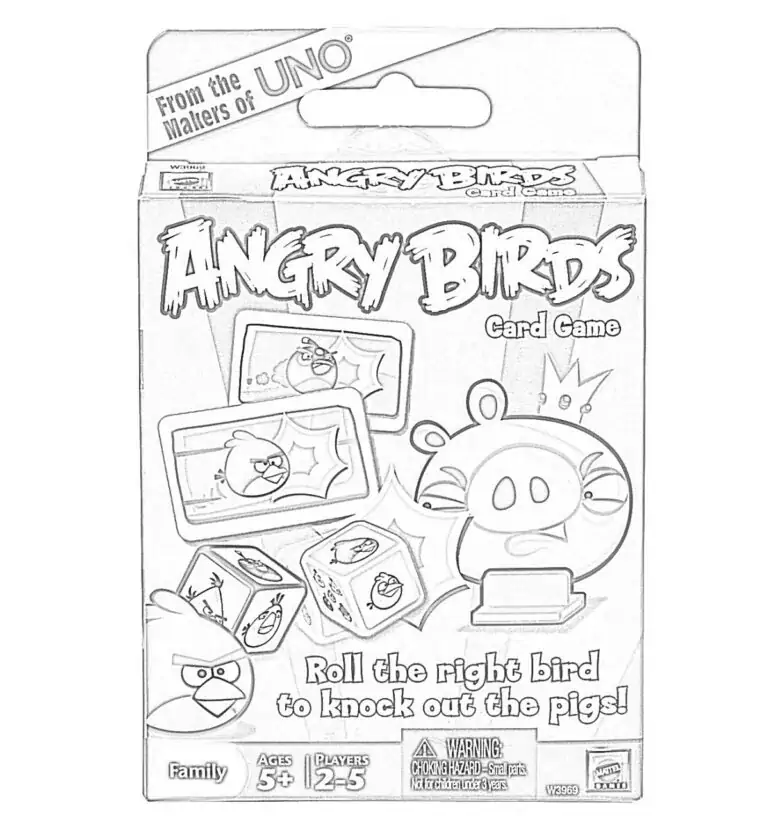 для карткової гри angry birds
