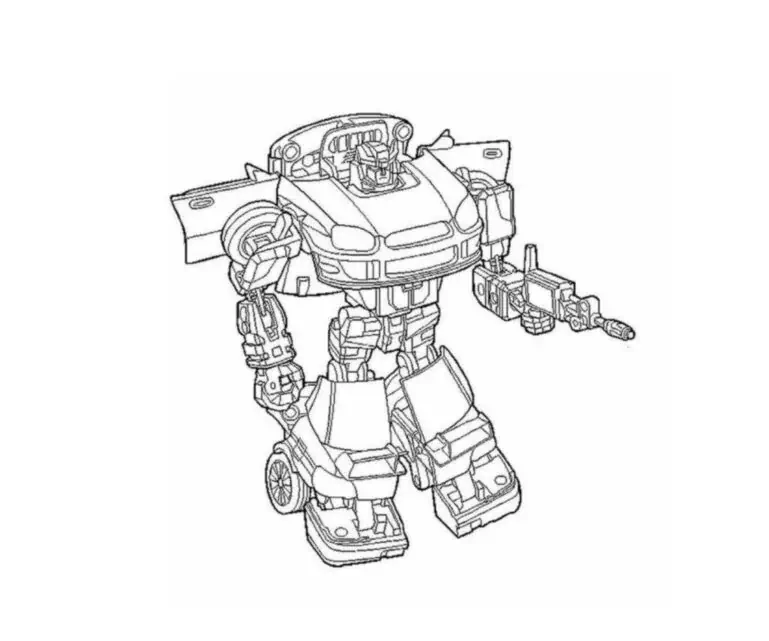 آلة الTransformers رسومات للتلوين