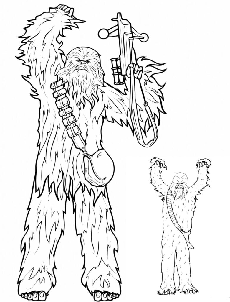 Chewbacca coloriages