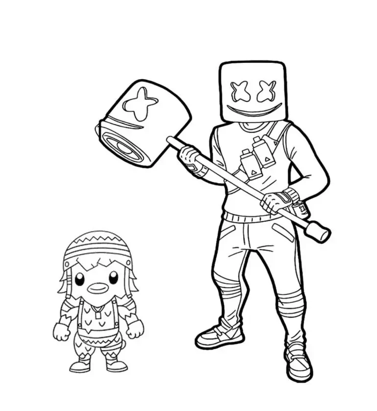 Fortnite barvanje, fornite