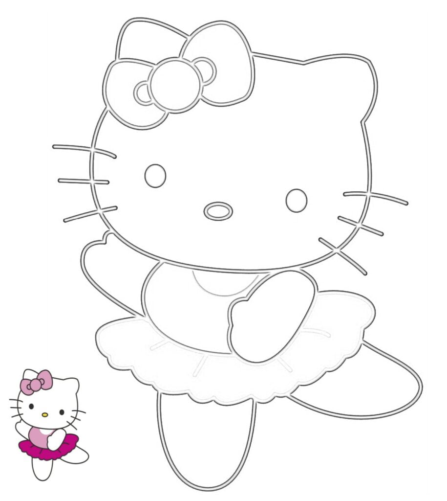 Hello kitty tanssii