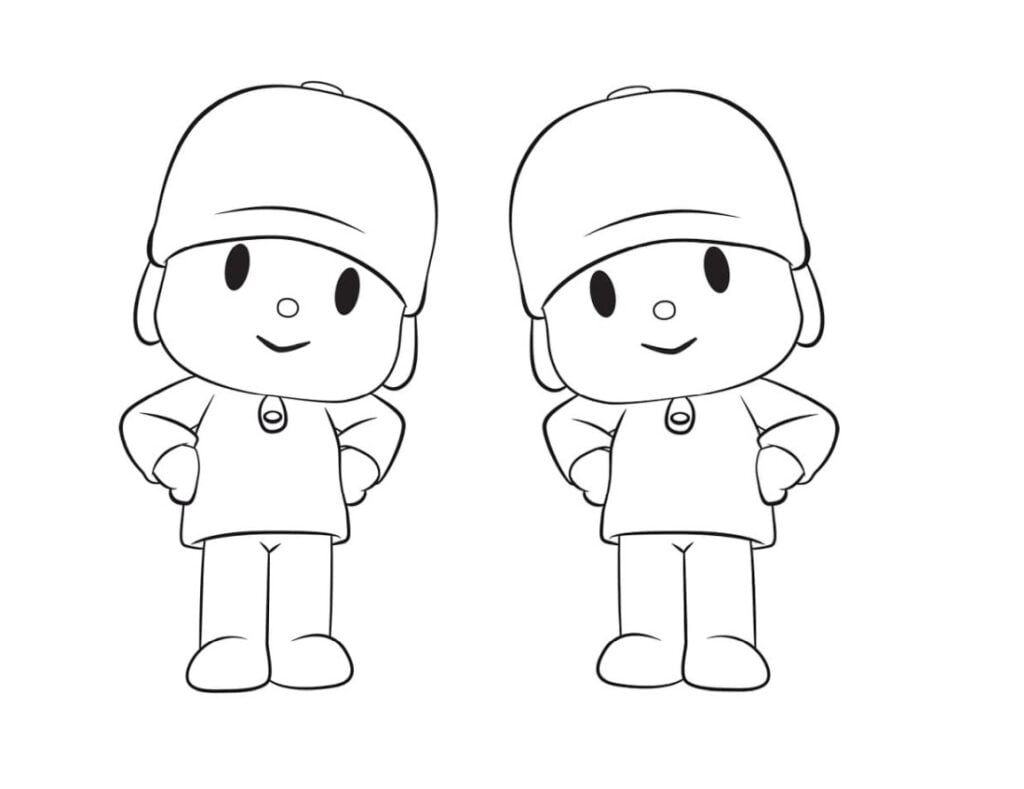 Pocoyo para colorir