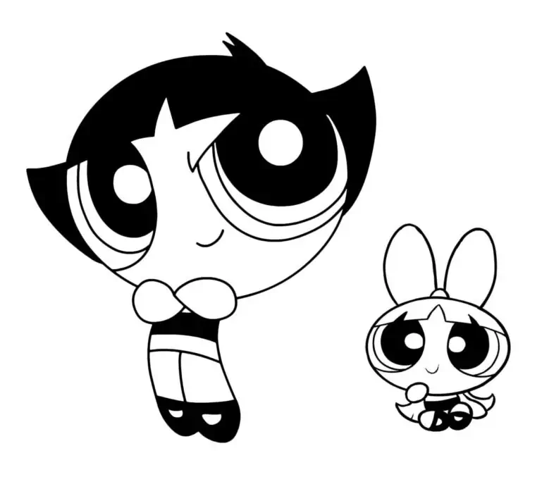 Fille de filles powerpuff têtue