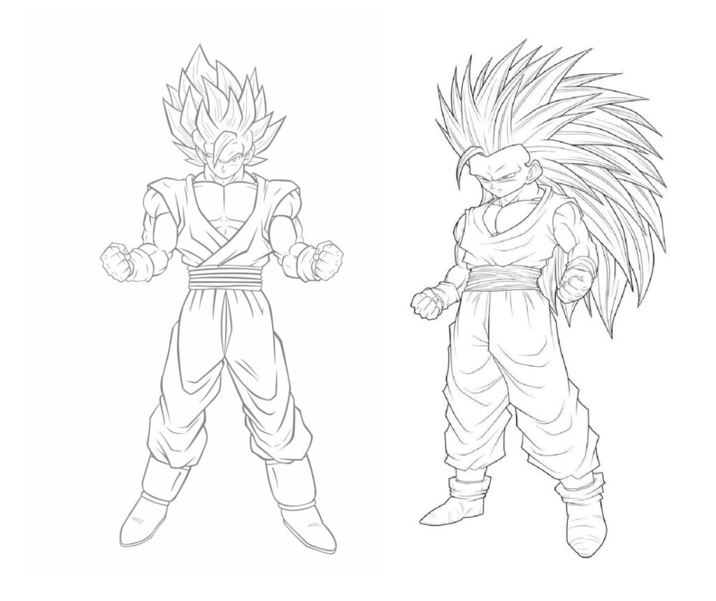 Sangoku para colorear sangoku