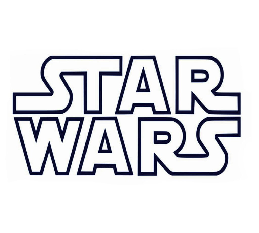 star wars logotipas