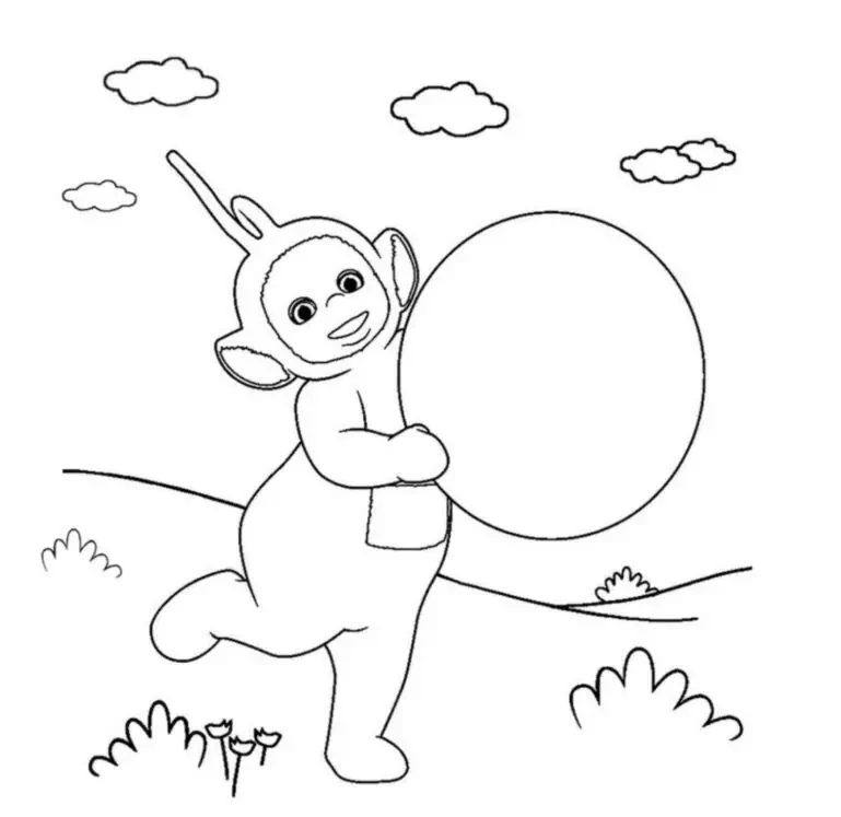 Télétubbies avec ballon