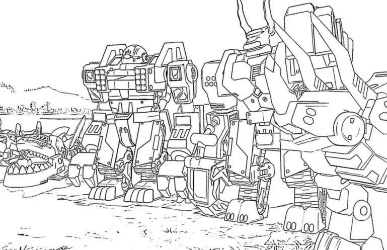 مجموعة الTransformers رسومات للتلوين