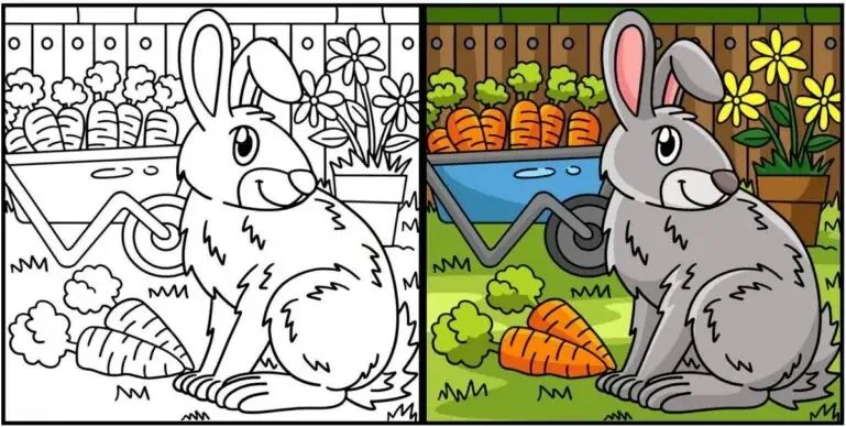 Hase zum Ausmalen