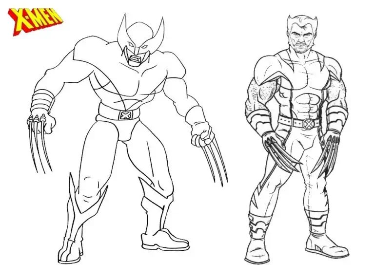 XMen pobarvanka, x-men