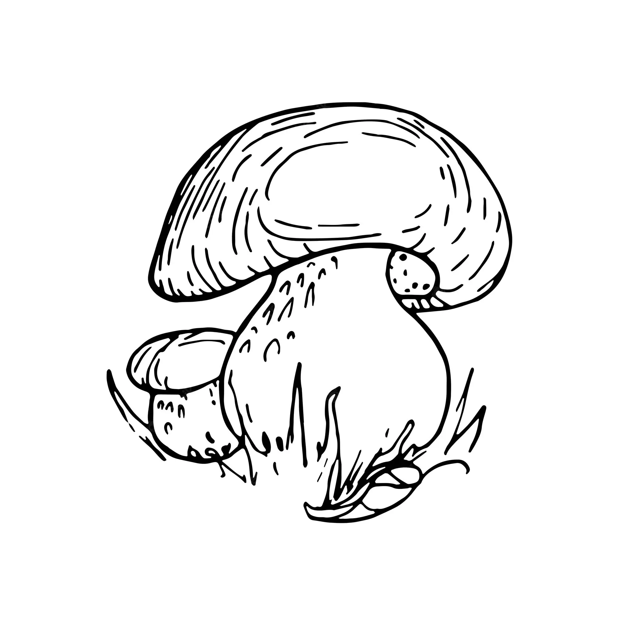 Dibujo de boletus para colorear