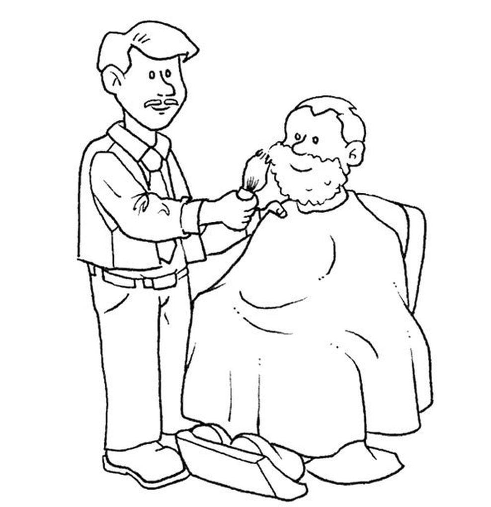 Shaver pagkukulay barbero