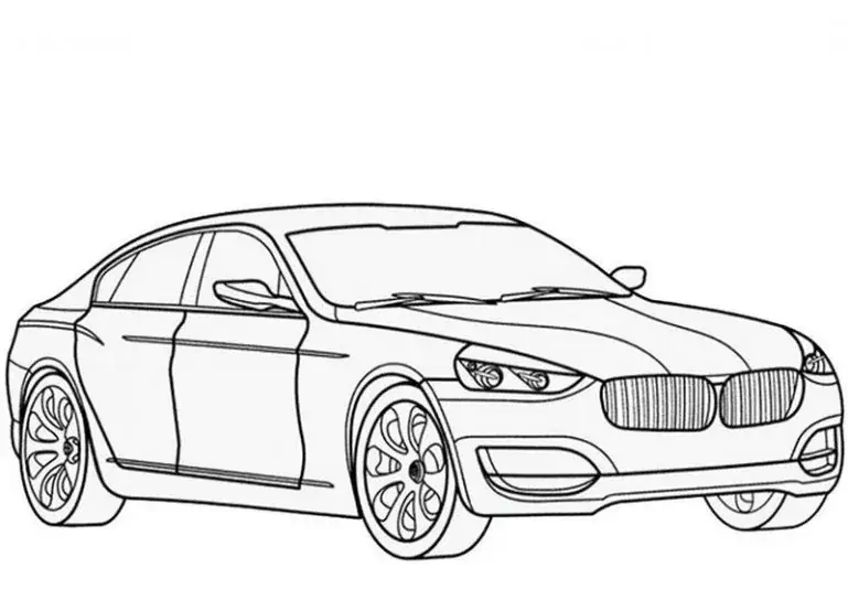BMW coloriage