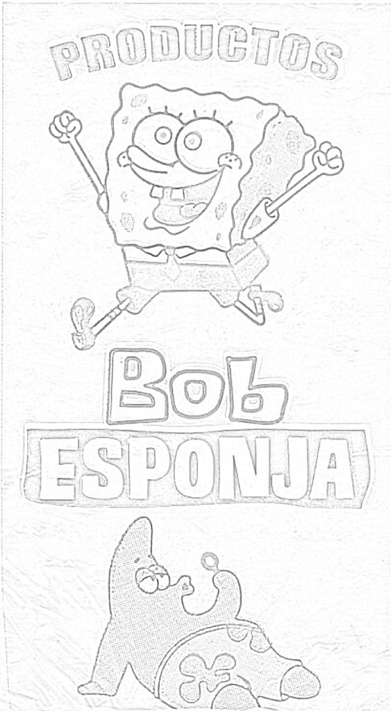 Bob Esponja målarfärgning