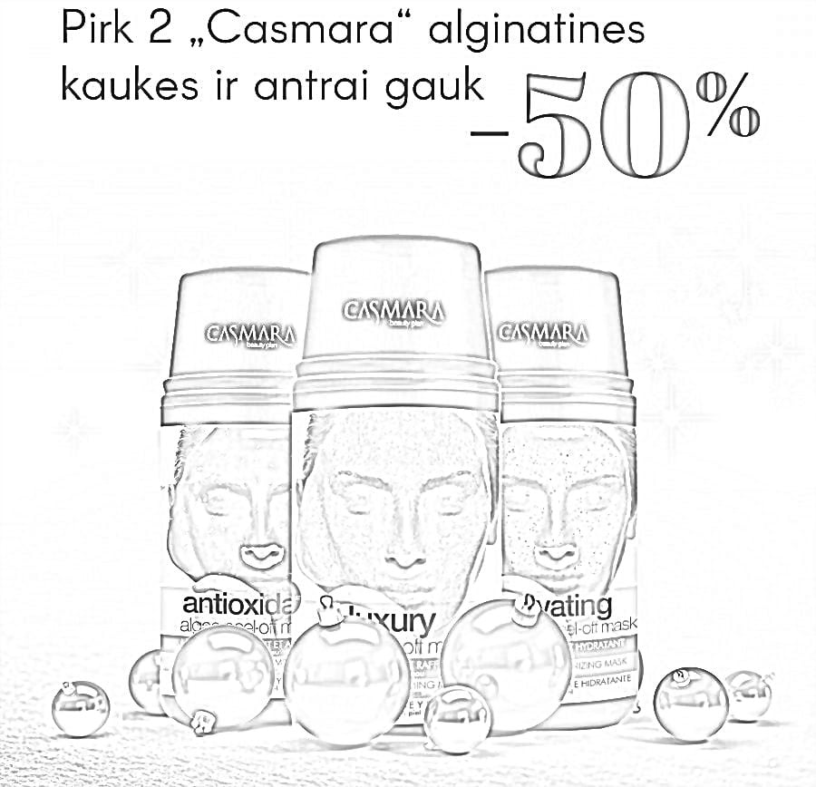 Casmara reklama omaľovánky 