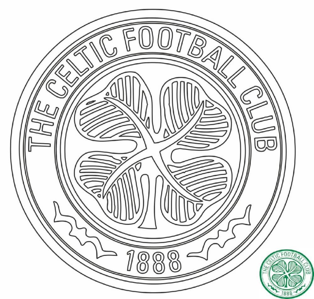 The Celtic Football Club spalvinimas