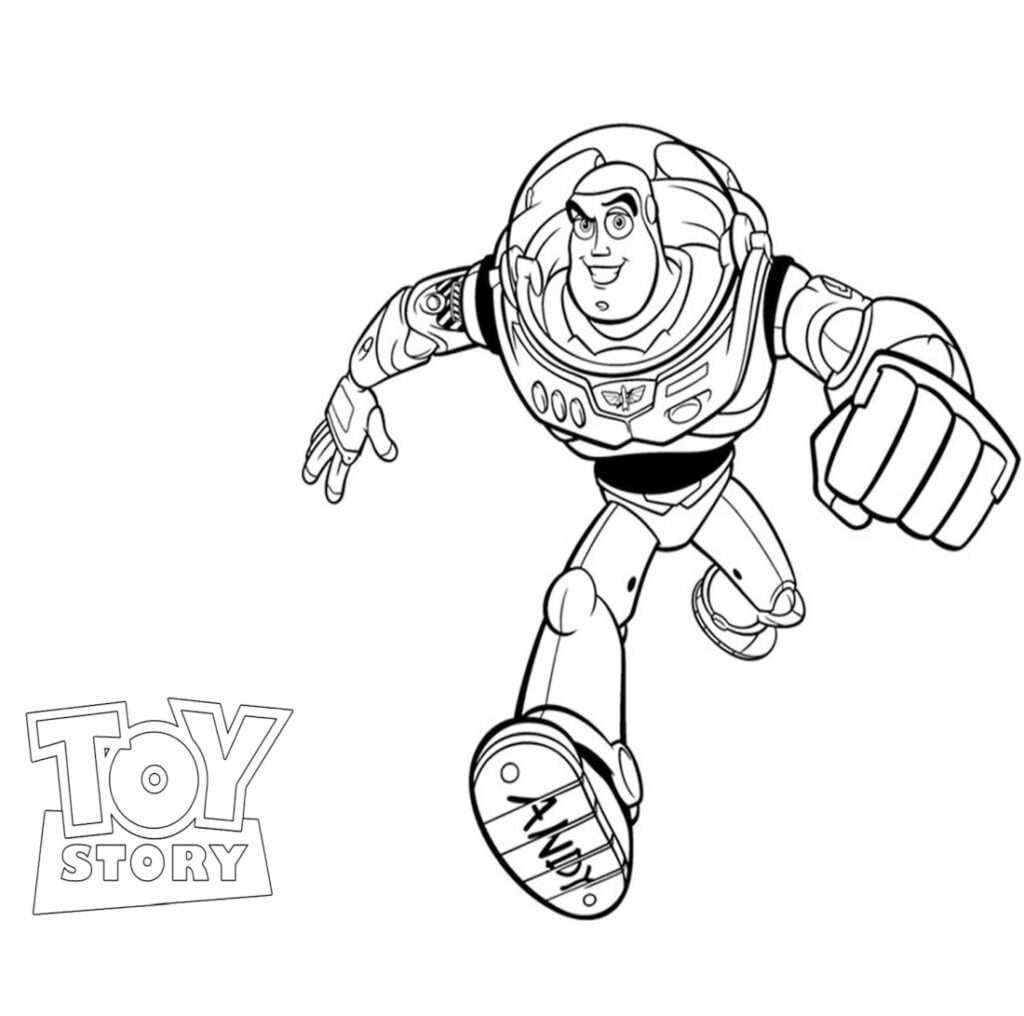 Colorir Buzz Lightyear