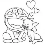 색칠 공부용 Doraemon 도면