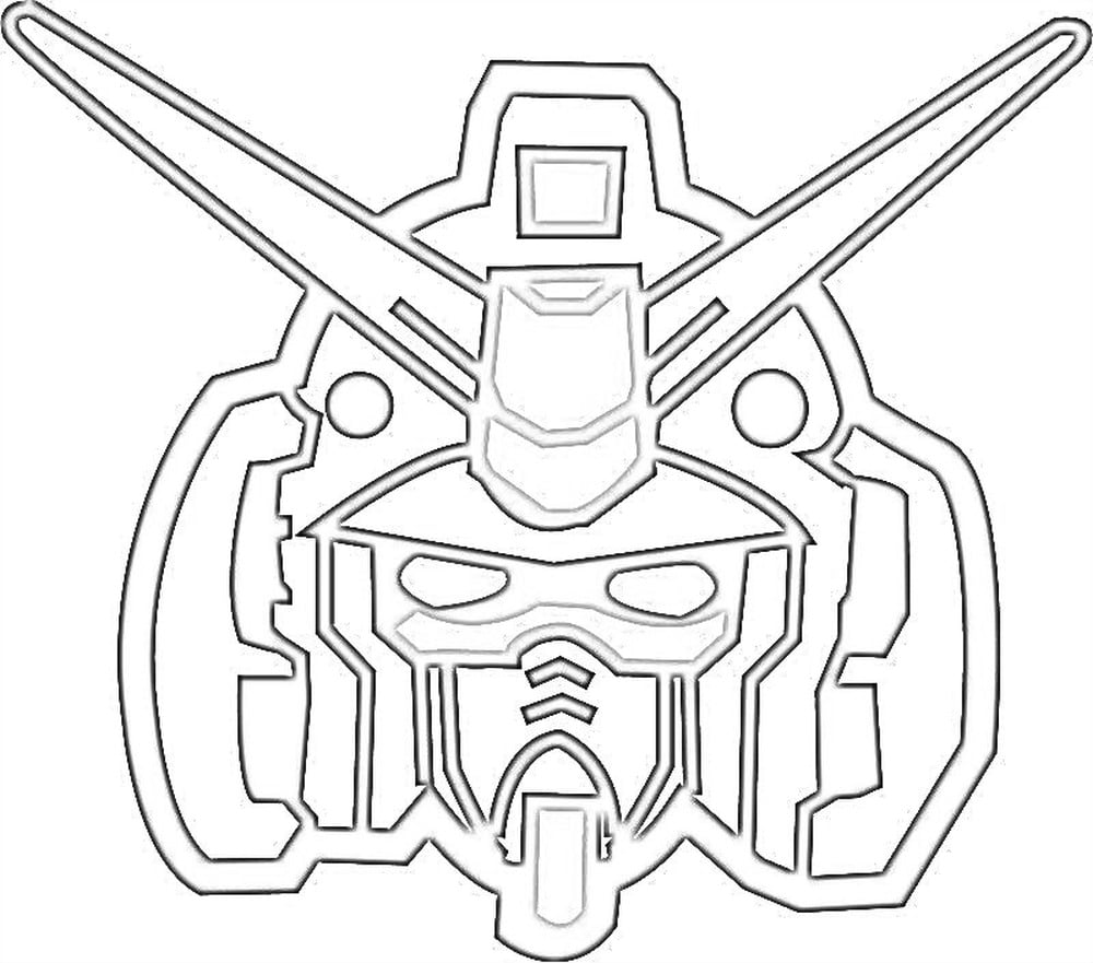 Mobilní oblek Gundam omalovánky