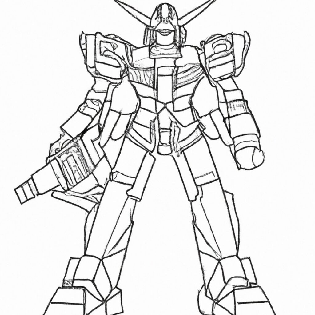 Gundam piešinys