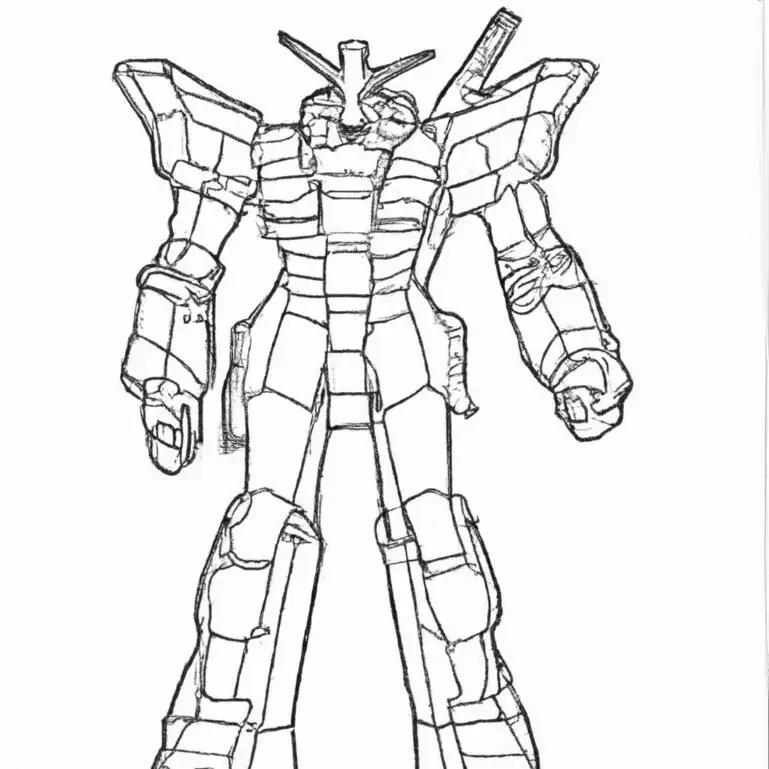 Gundam para colorear