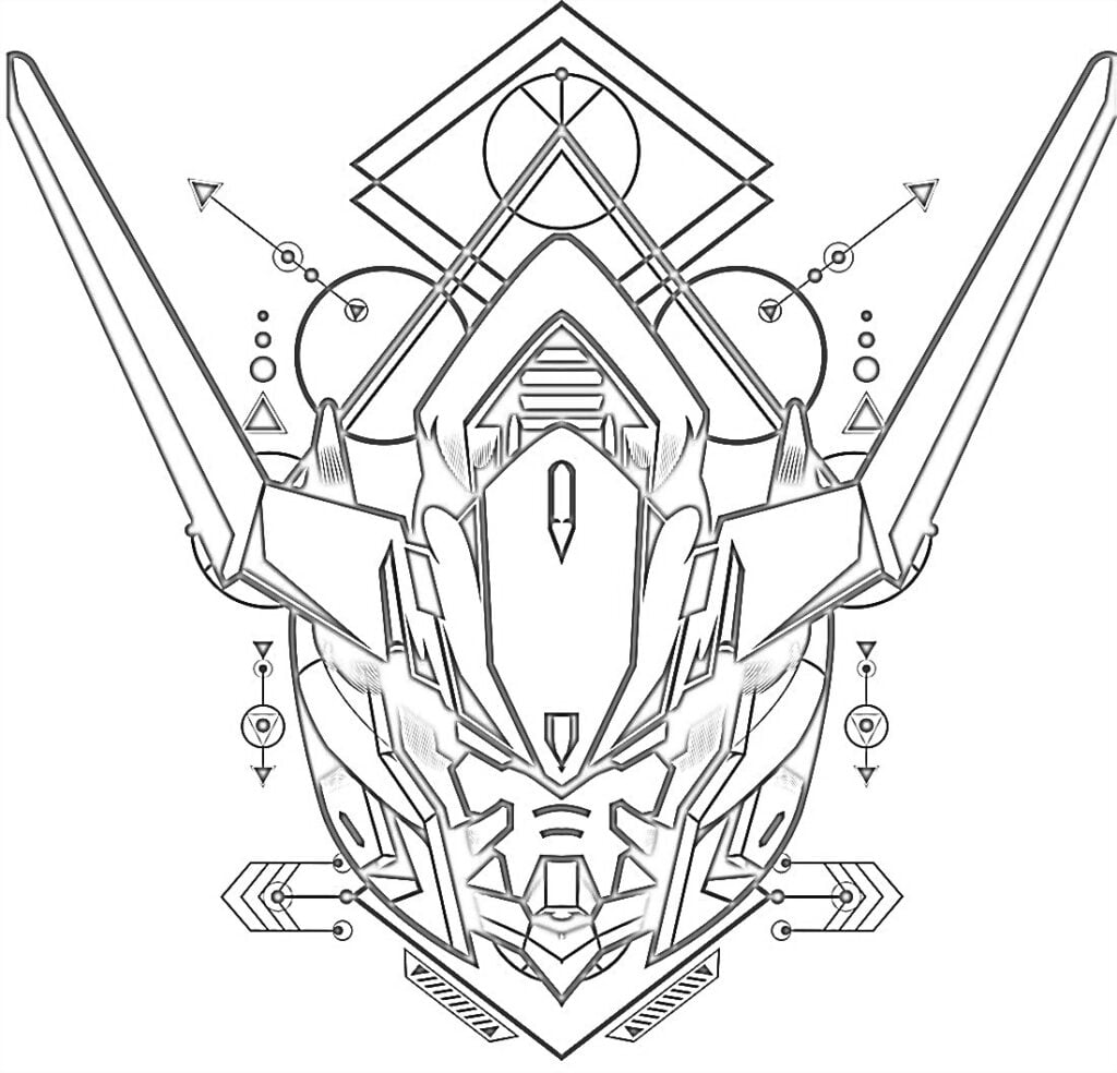 Gundam pro robo barvení