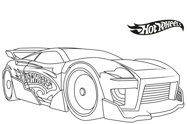 Hotwheels pour colorier, hotwheels