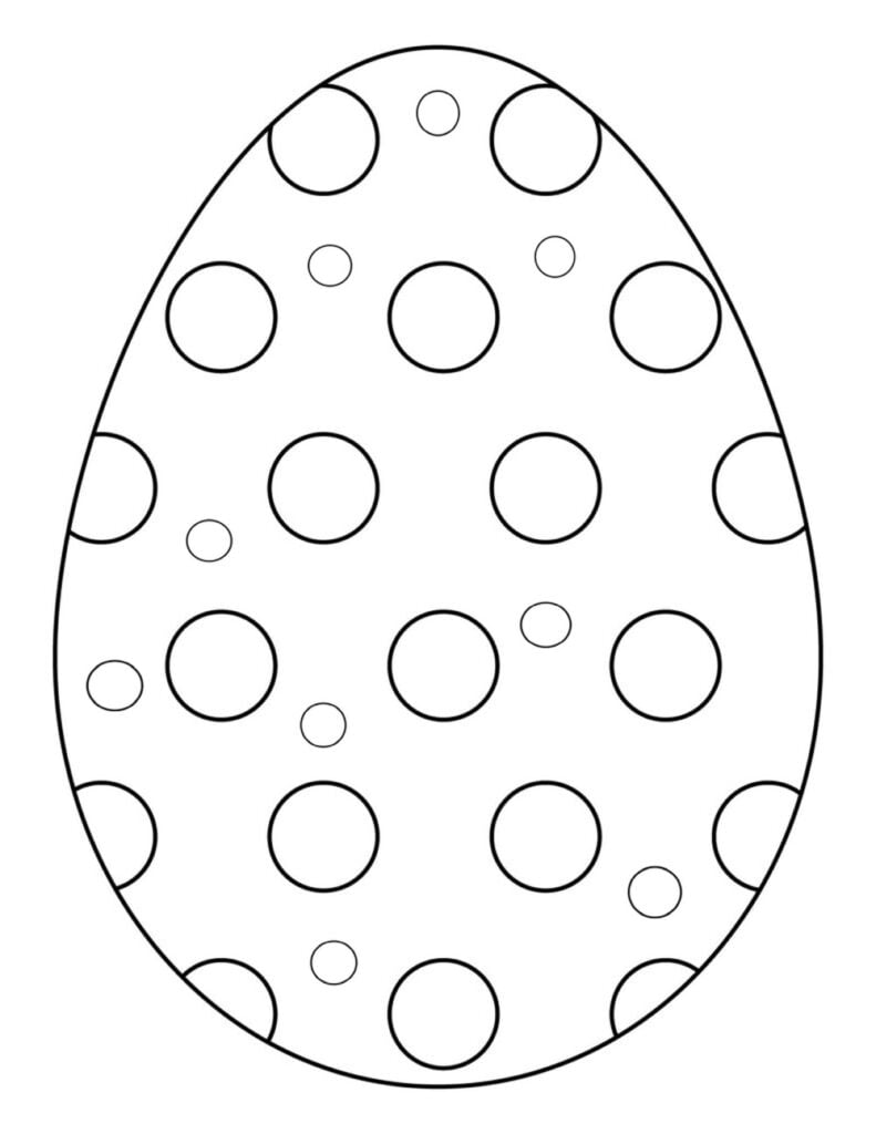 Krásné kresby omalovánky, vejce