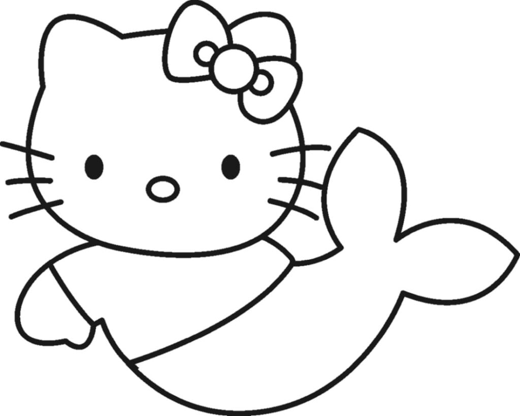 Cute Kitty drawing, aesthetic drawings
