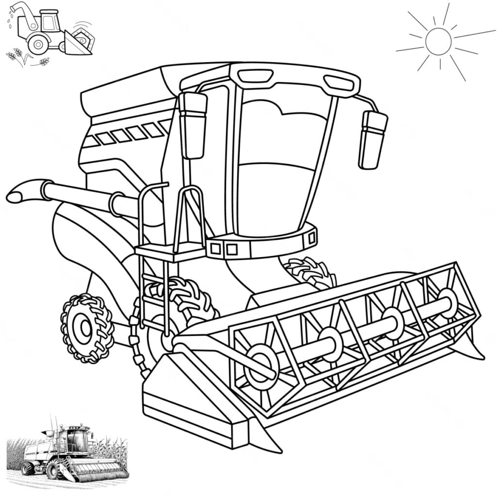 Harvester para sa pagkolor