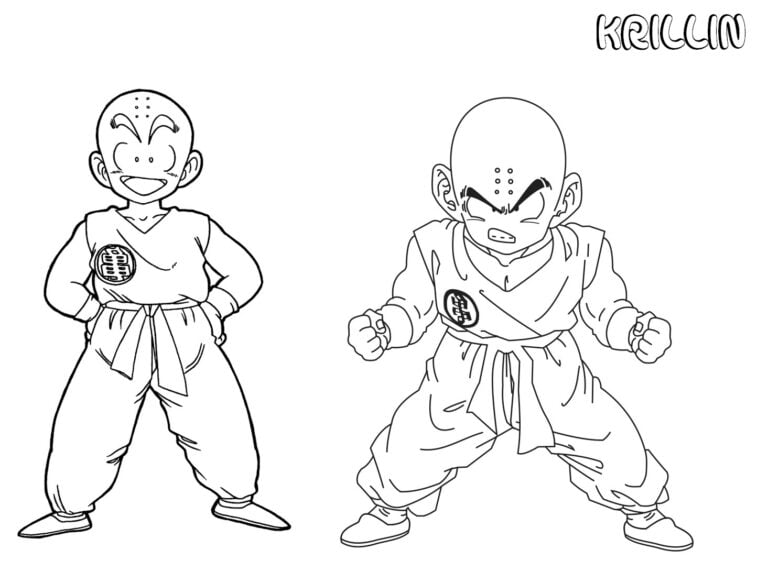 Dragon Ball Z coloriages 🐉 – PEPE.LT