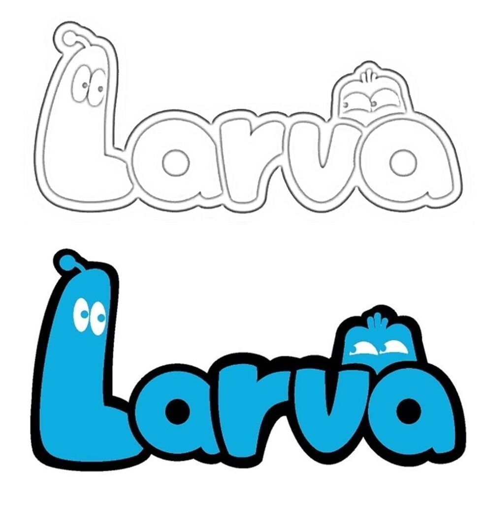 Larva logotipas