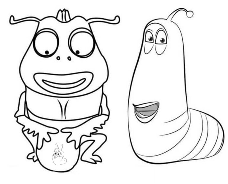 رسومات Larva للتلوين