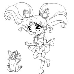 Coloriages de Sailor Moon