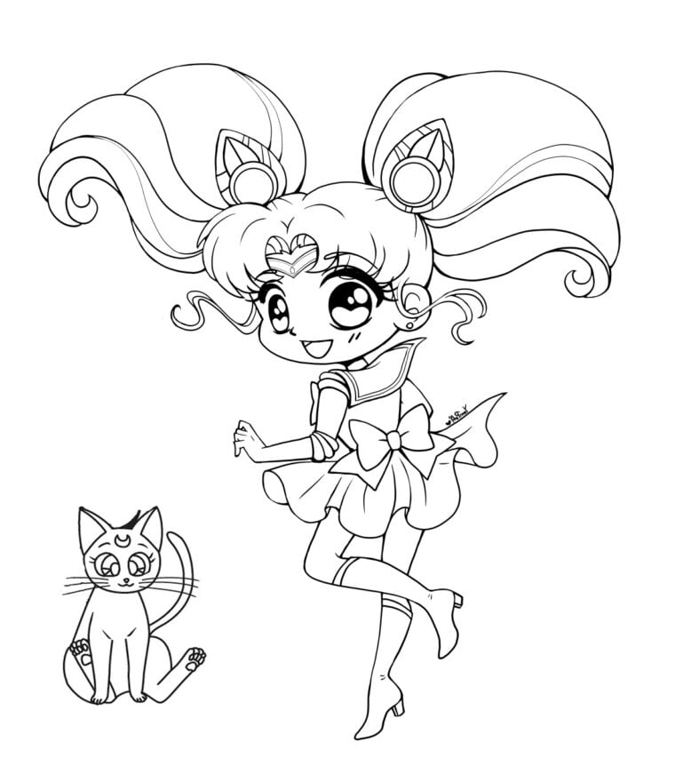 Coloriages de Sailor Moon