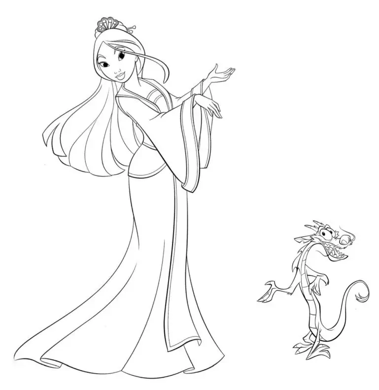Mulan princeze bojanke